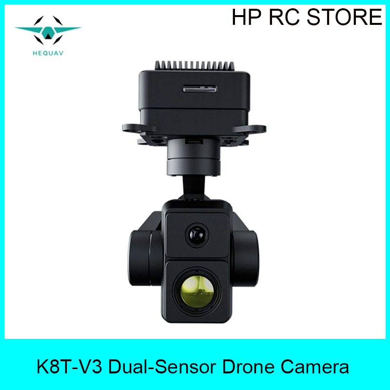 Thermal Imager Drone Gimbal - HEQUAV K8T-V3 Дрон-камера с двумя датчиками,