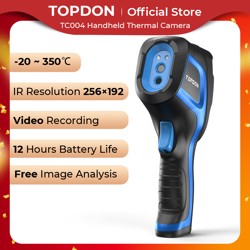 Topdon Tc001 Thermal Camera - TOPDON TC004 Высокая точность разрешения 256*192