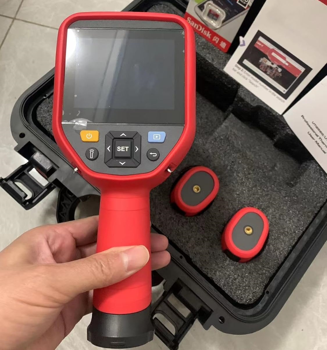 Thermal Camera Type C 384X288 - Профессиональная тепловизионная камера UNI-T UTi384G, ИК-иммерсер