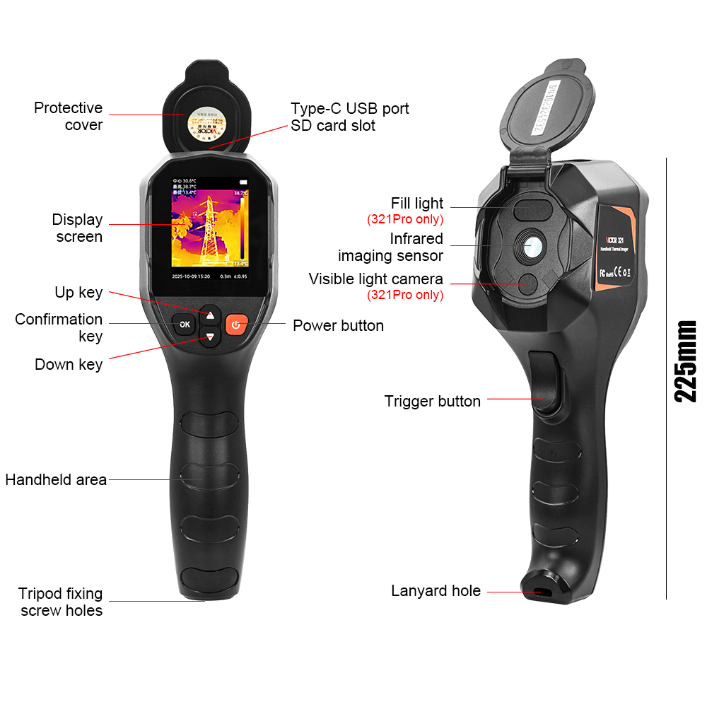 Тепловизионная камера VICTOR 3 – обзор и цена Nf 521 Thermal Imaging Camera