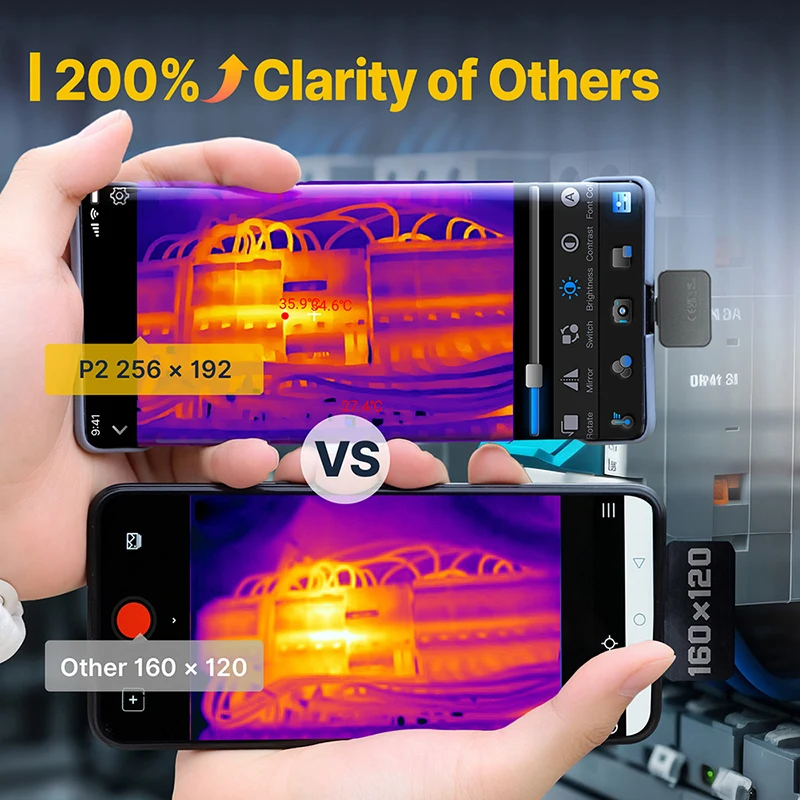 Тепловизионная камера P2//P2Pr – обзор и цена Infiray P2 Pro Macro Lens