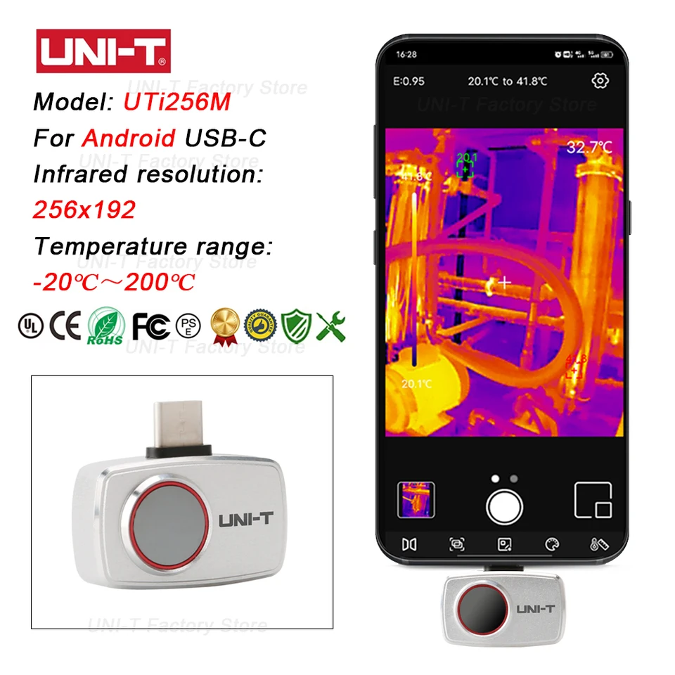Инфракрасная тепловизионная ка – обзор и цена Thermal Imaging Camera 256X192
